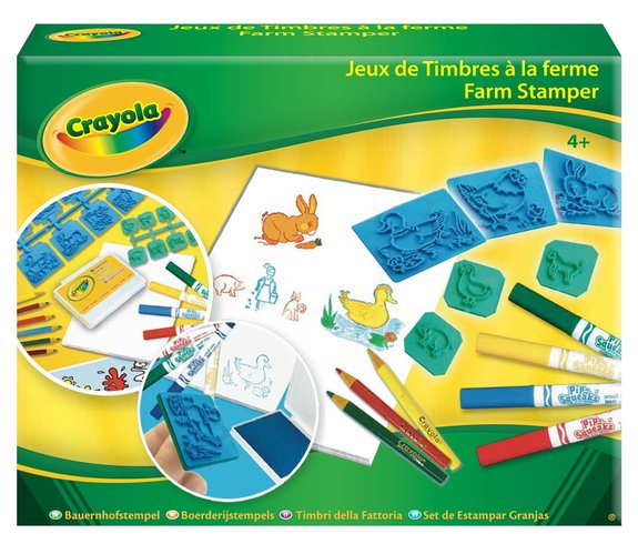 Coffret jeux de timbres à la ferme