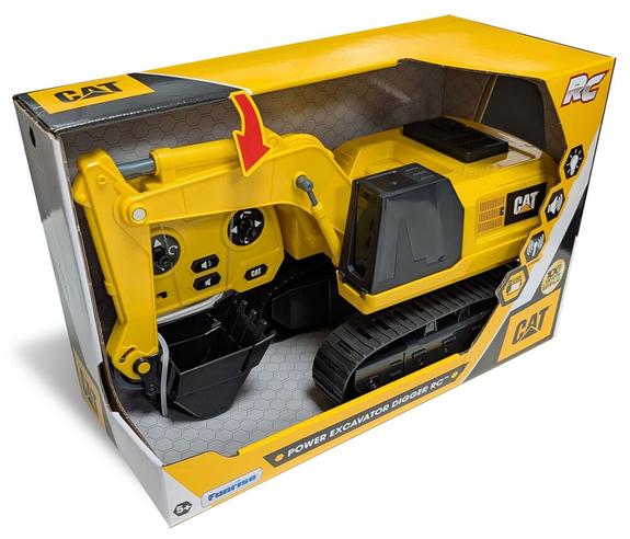 kolegend Jouet d'Excavatrice Télécommandée 16 Pouces, Véhicules de Construction RC à 11 Canaux, Transporteurs Hydrauliques, Jouets Pelle Cadeau pour Enfants Garçons de 6 7 8 9 10 Ans