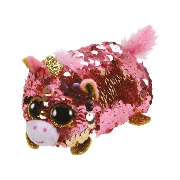Teeny Ty sequins - Peluche Sunset la licorne 8 cm