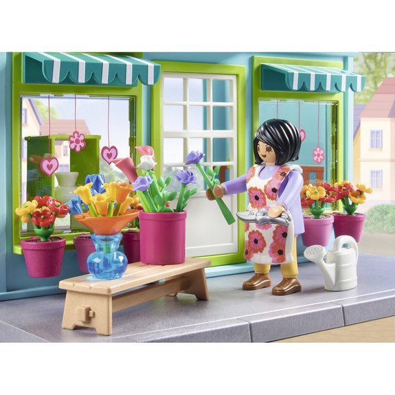 Boutique de fleuriste et salon de thé PLAYMOBIL MY LIFE 71807