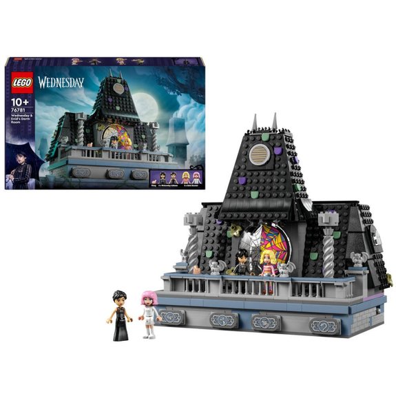 La chambre de Mercredi et Enid - Lego Wednesday 76781