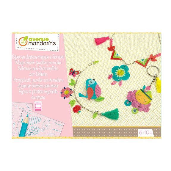 Boîte créative : Bijoux en plastique magique