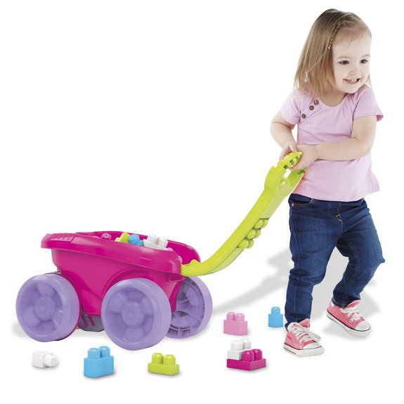 Wagon ramasse-briques à tirer