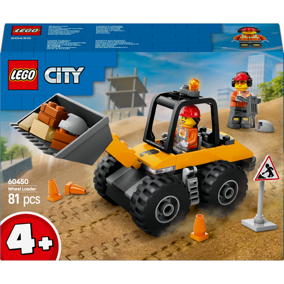 La chargeuse de chantier jaune LEGO City 60450