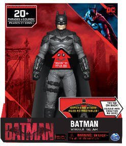 Boneco Batman Dc Cavaleiro Das Trevas Estátua Grande 22cm - Corre Que