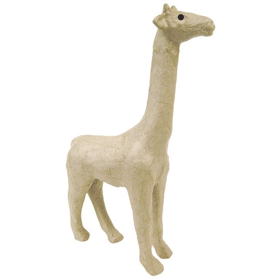 Girafe 28 cm en Papier Mâché
