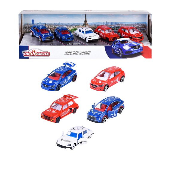 Majorette Coffret 5 voitures French Touch - 60 ans