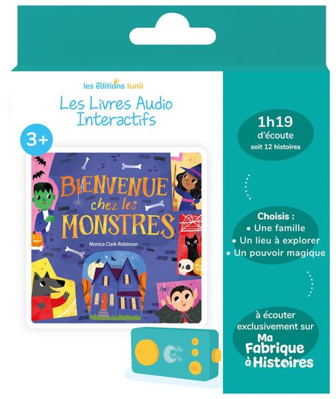 LUNII Livre Audio - Bienvenue Chez Les Monstres