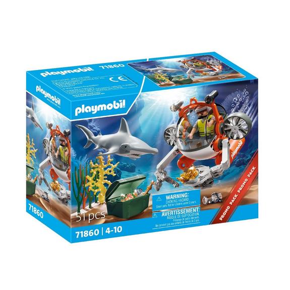 Chasse au trésor avec sous-marin - Playmobil 71860
