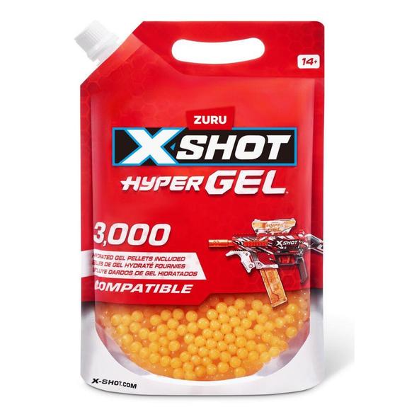 XSHOT Hyper gel - recharge 3000 pastilles hydratées