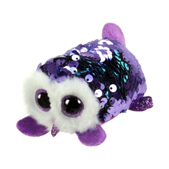 Teeny ty sequins - Peluche Moonlight la chouette 8 cm