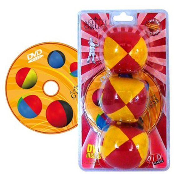Kit de jonglerie avec balles et DVD