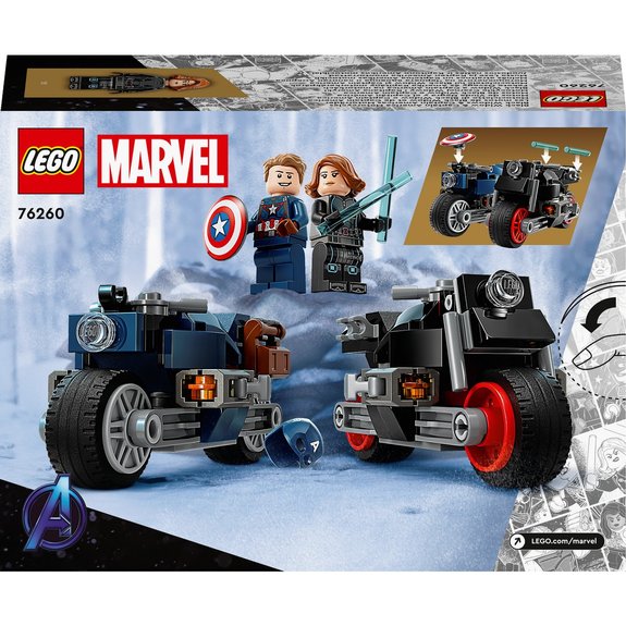 LEGO Motos Black Widow et Captain America Lego Marvel 76260
