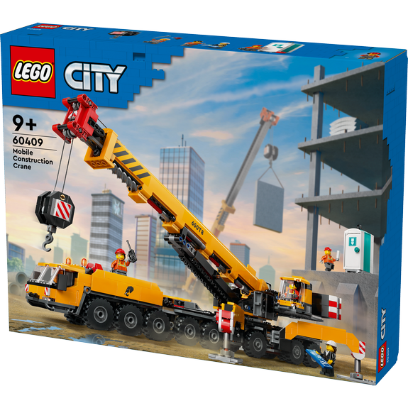 LEGO La grue de chantier mobile jaune City 60409