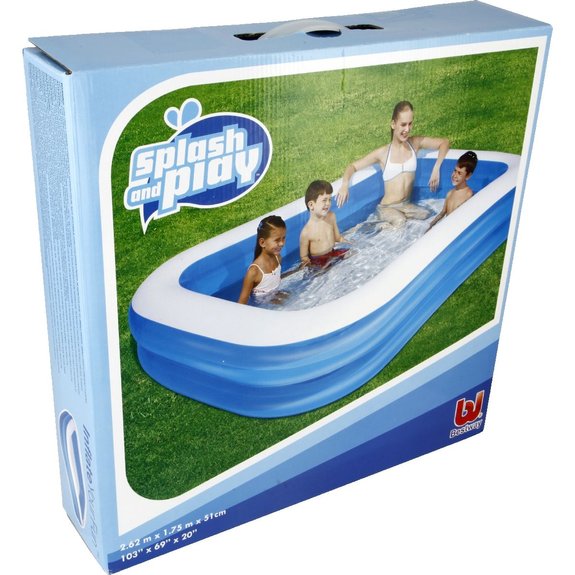 Piscine rectangulaire gonflable