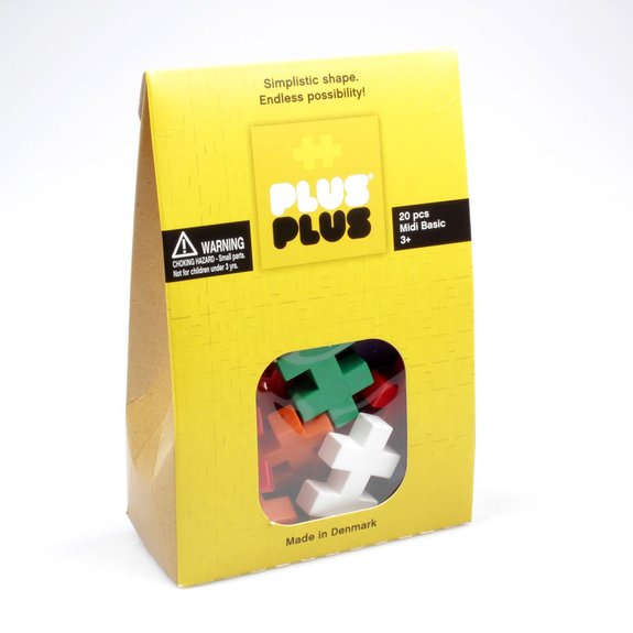 Pack midi basic 20 pièces Plus Plus