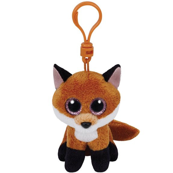 Peluche porte-clés TY Beanie Boos : Slick le renard