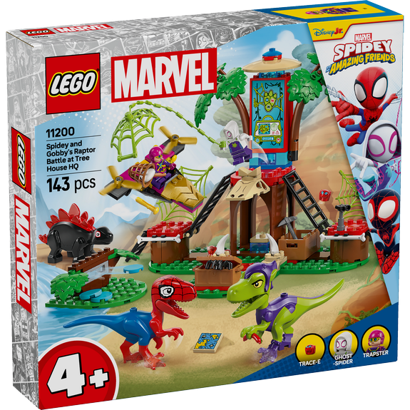 Spidey contre le raptor de Gobby à la cabane dans l’arbre Spidey 11200
