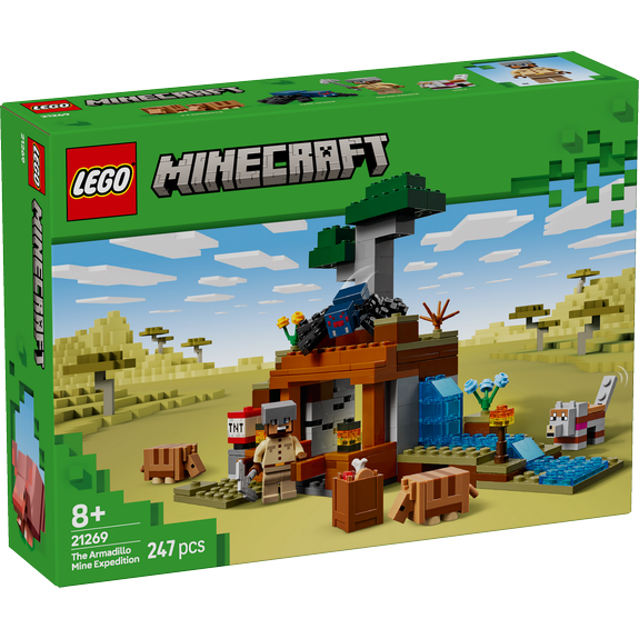 L’expédition dans la mine du tatou LEGO Minecraft 21269