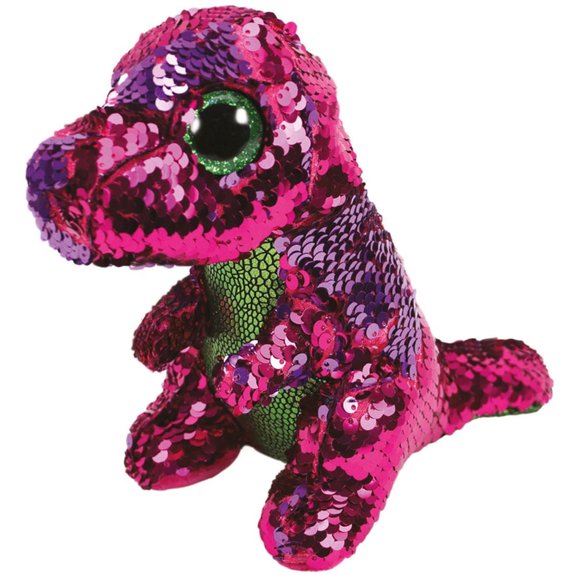 Flippables Medium - Peluche Stompy le dino 23 cm