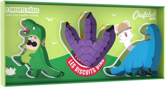 Emporte-pièces Biscuits Dino - Chefclub Kids