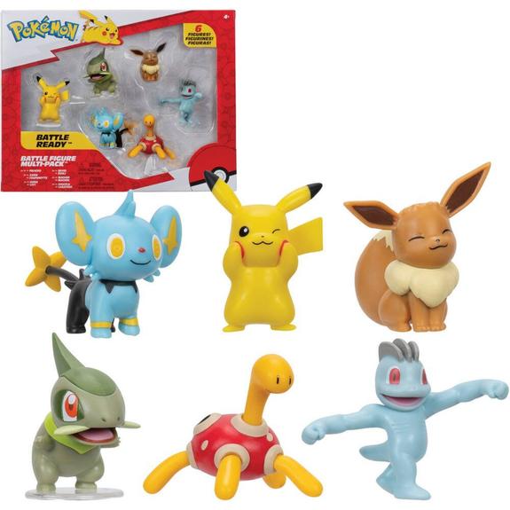 Coffret 6 figurines Pokémon Battle Ready