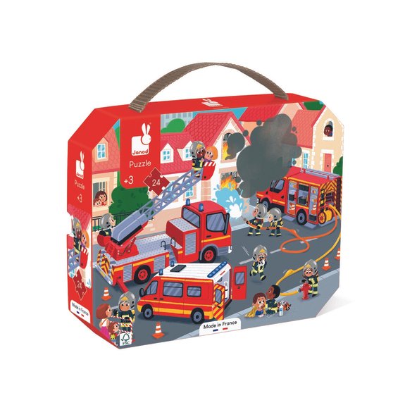 Puzzle pompiers 24 pièces