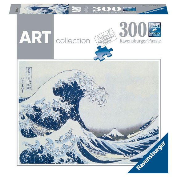 Puzzle 300 pièces : La Grande Vague de Kanagawa - Hokusai