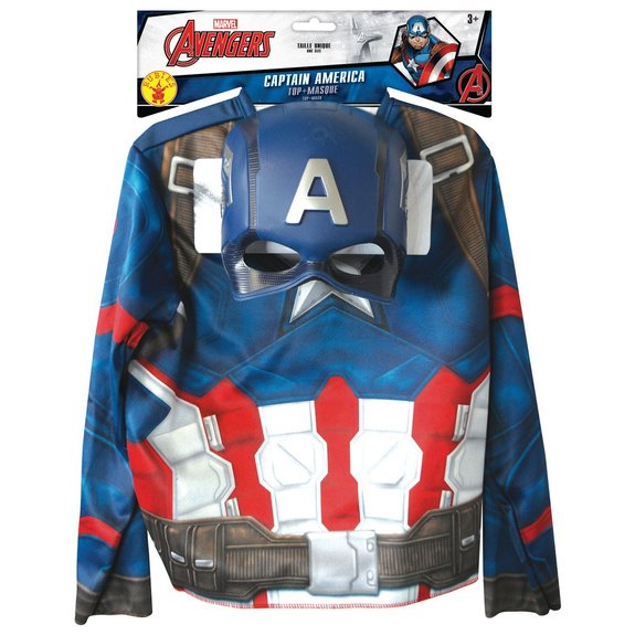 Top classique Captain America et son masque