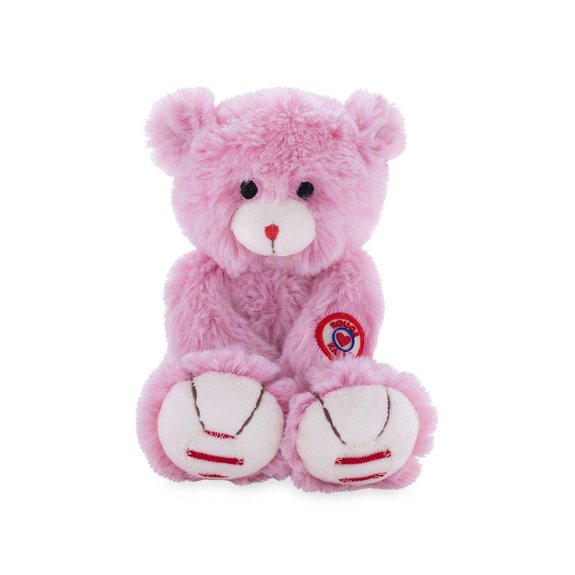 Peluche ours rose 19 cm Rouge Kaloo