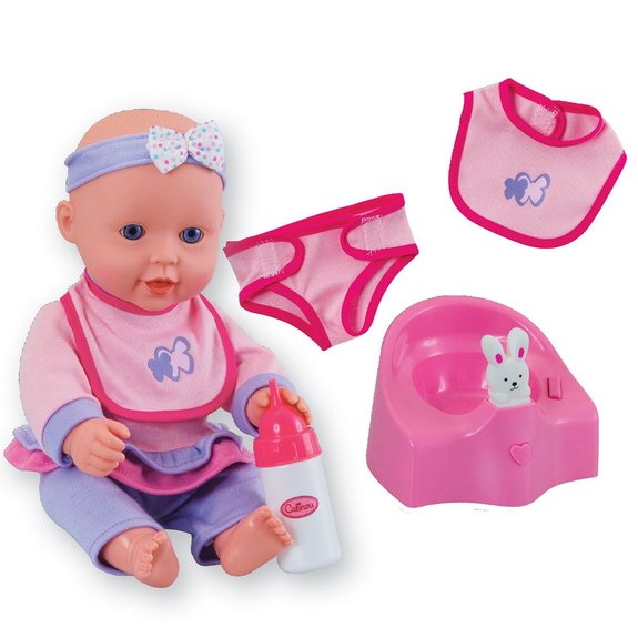 Bébé 30 cm et son pot musical et lumineux
