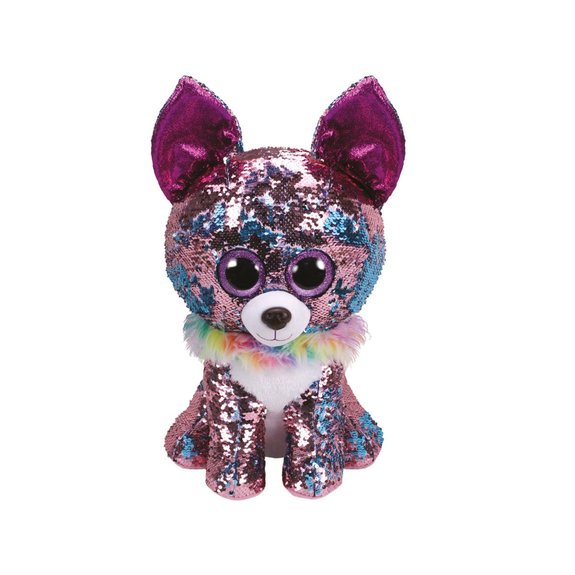 Flippables Large - Peluche sequins Yappy le chihuahua 40 cm