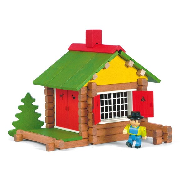 Jeujura Mon chalet en bois - 70 pieces