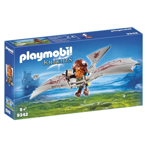 Nain avec deltaplane Playmobil Knights 9342