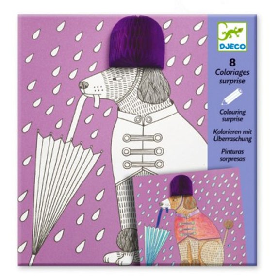 Coloriages surprises x 4 : Very Chic