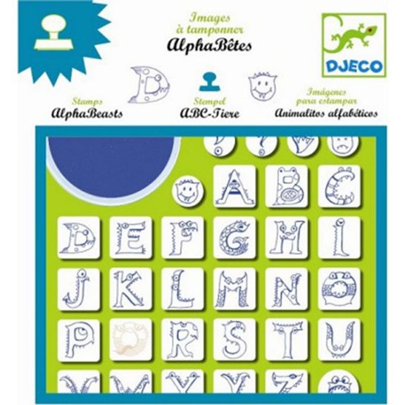 Images à tamponner Alphabêtes