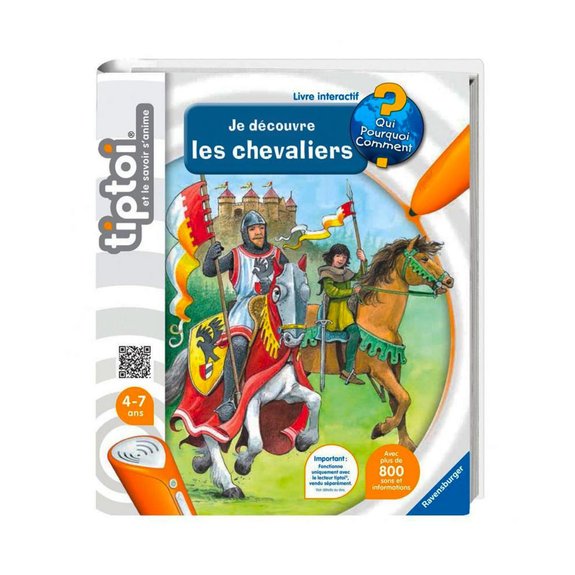 Livre interactif Tiptoi : Je découvre les chevaliers