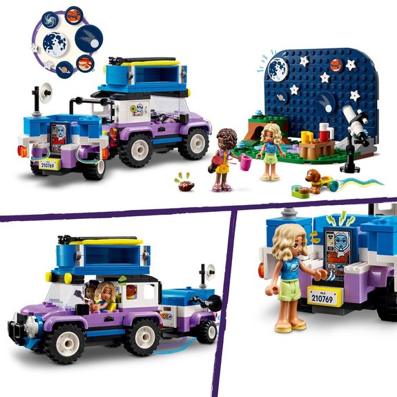 Le camping car d'observation des étoiles Lego Friends 42603