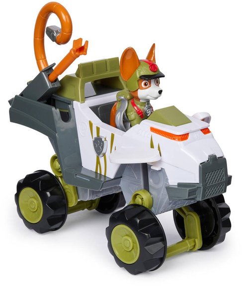 Vehicule Et Figurine Tracker Jungle Pups De Patpatrouille