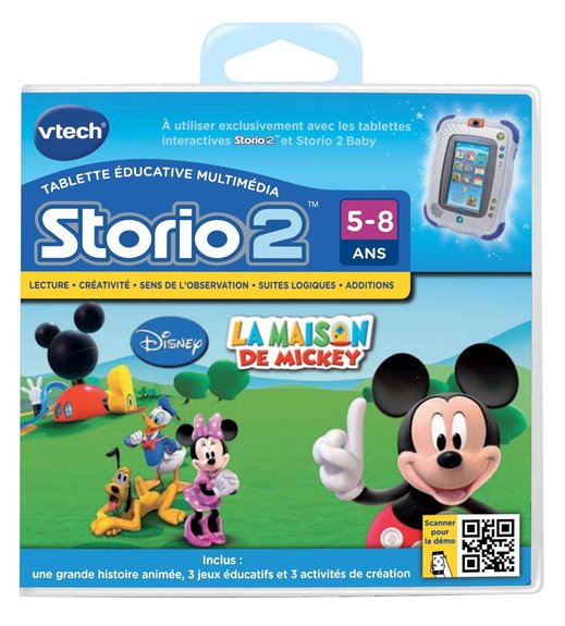 VTech Jeu Storio 2 Mickey