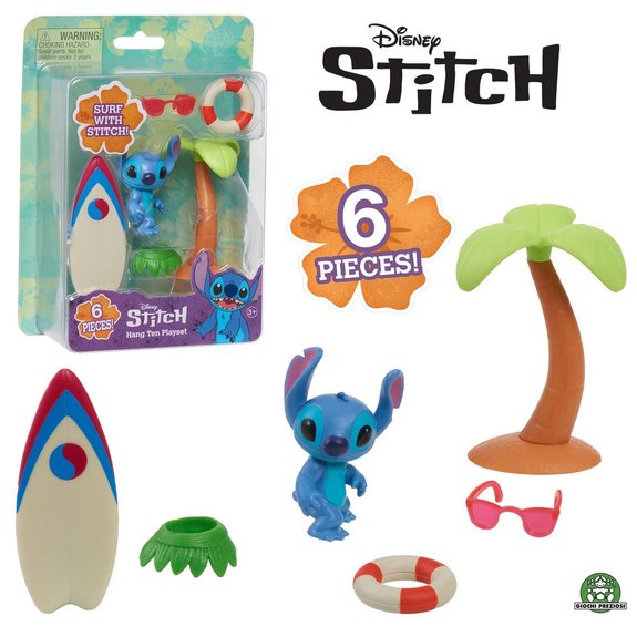Stitch - coffret figurine surf
