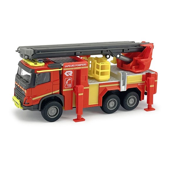 Majorette Camion de pompier avec échelle Volvo 1/43ème