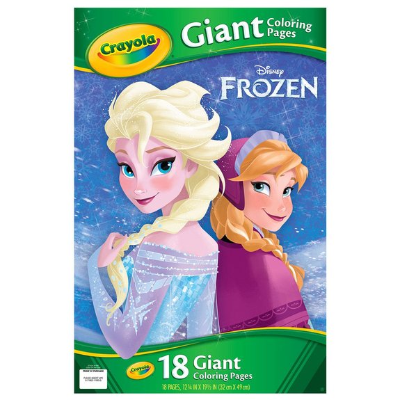 Pages géantes de coloriage La Reine des Neiges