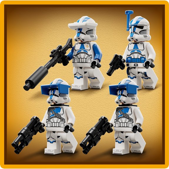 Pack de combat Clone Troopers 501ème légion LEGO Star Wars 75345