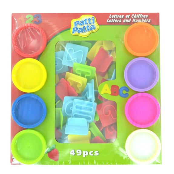 Pâte à modeler : Lettres et chiffres
