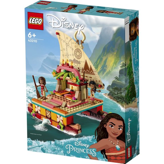 LEGO Le bateau d"'exploration de Vaiana Lego Disney 43210