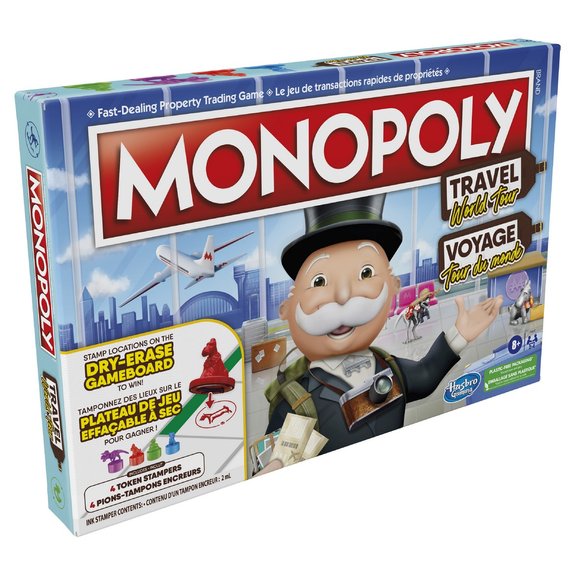Hasbro Gaming Monopoly voyage autour du monde