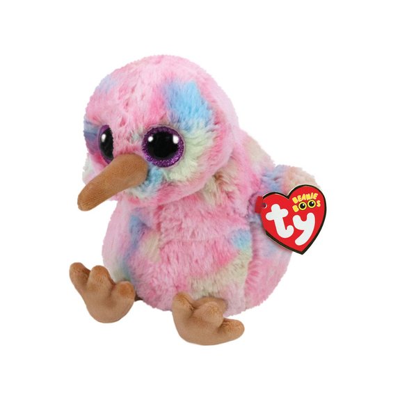 Beanie Boo's - Peluche Kiwi l'oiseau de 23 cm