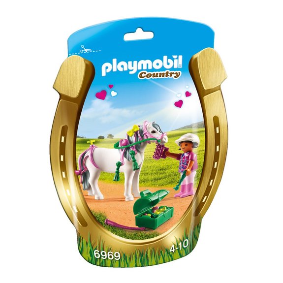 Poney à décorer Cur Playmobil 1.2.3 : 6969