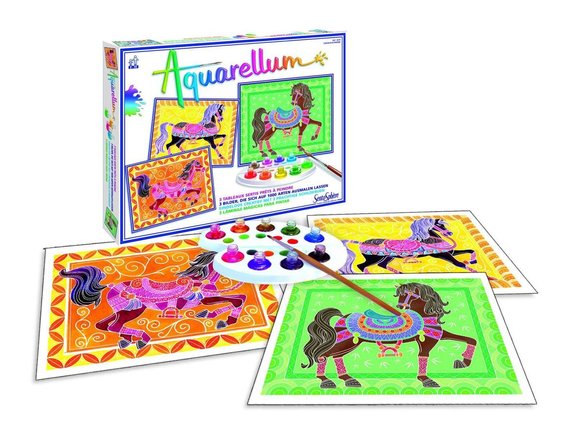 Aquarellum Chevaux